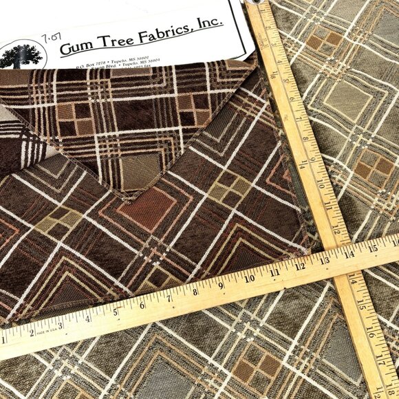 Gum Tree Fabrics upholstery Fabric - cardiff pattern Vtg Sample - Picture 2 of 6